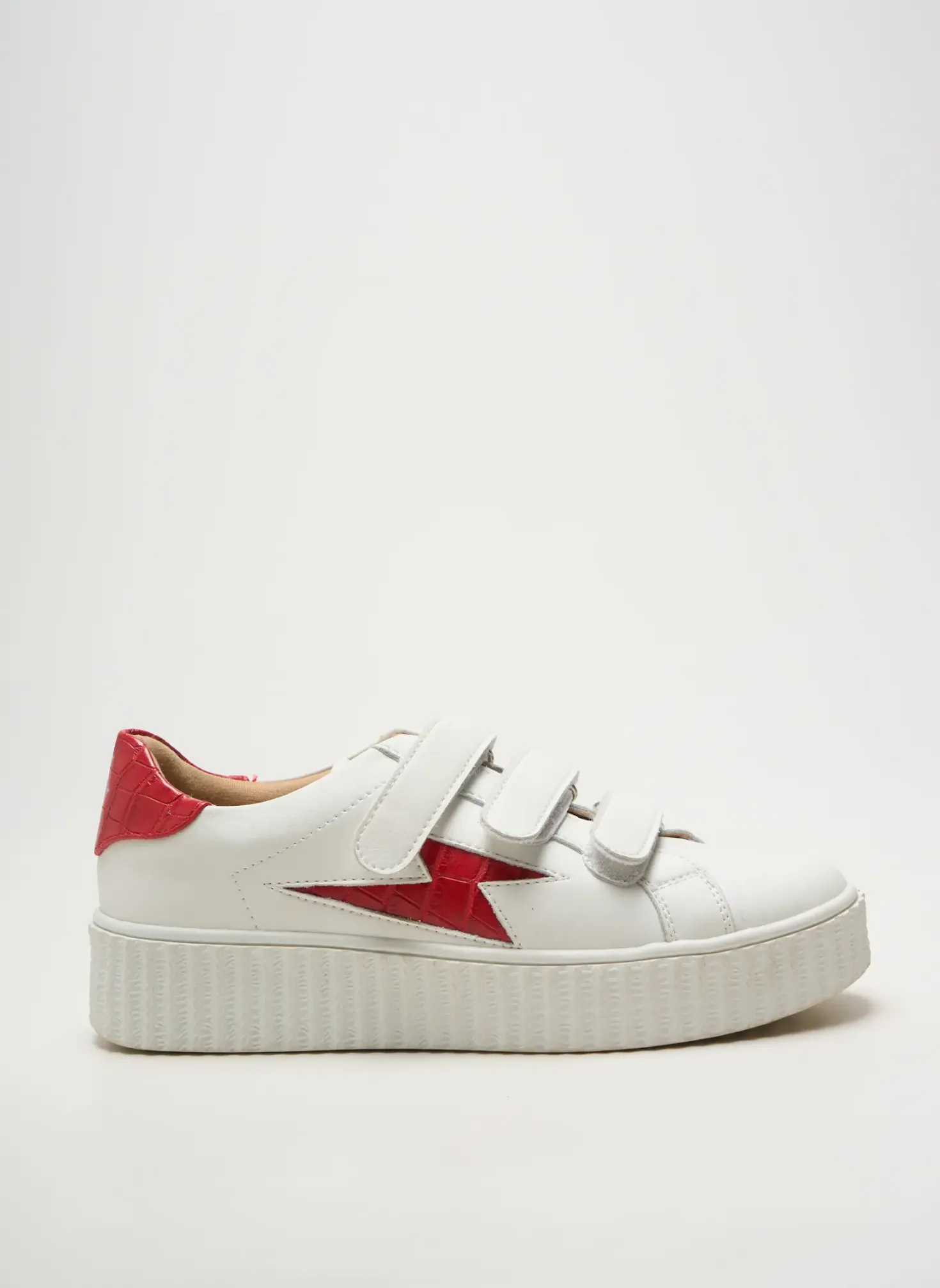 Baskets Vanessa Wu Rouge Talon Plat Jusqu'à 3cm