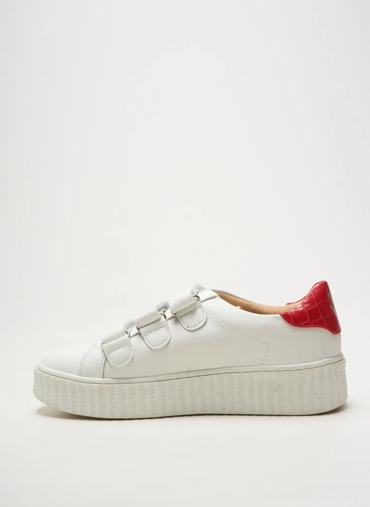 Baskets Vanessa Wu Rouge Talon Plat Jusqu'à 3cm