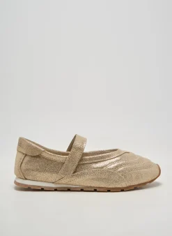 Baskets Victoria Beige Talon Plat Jusqu'à 3cm