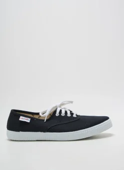 Baskets Victoria Noir Bout Rond