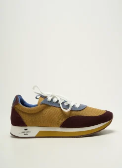 Baskets Weekend Maxmara Jaune Talon Plat Jusqu'à 3cm