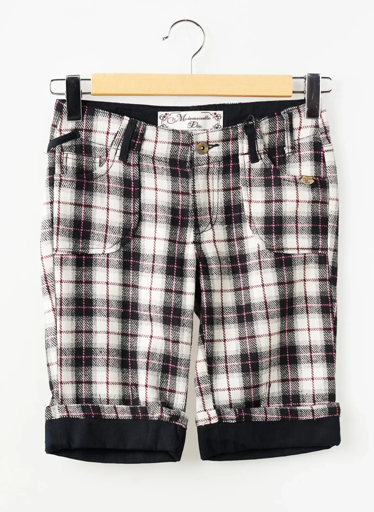 Bermuda Ddp Noir Taille Ajustable