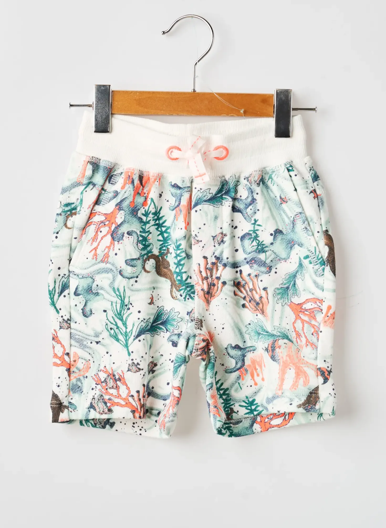 Bermuda Garcia Blanc Taille Élastique