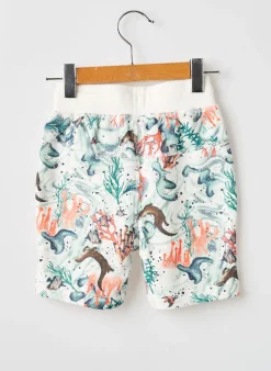 Bermuda Garcia Blanc Taille Élastique
