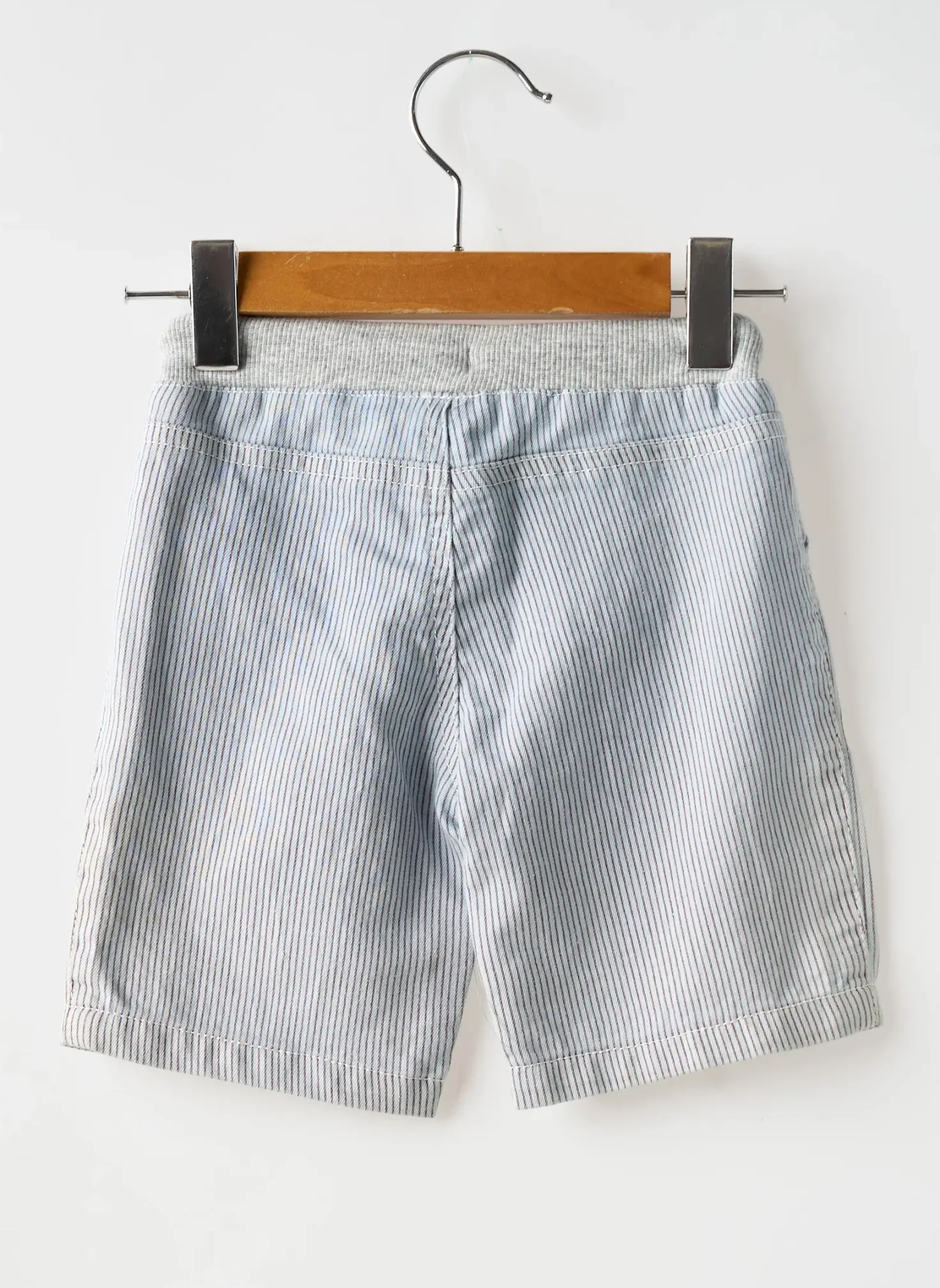 Bermuda 3 Pommes Gris Taille Élastique