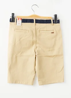 Bermuda Zy Beige Taille Ajustable