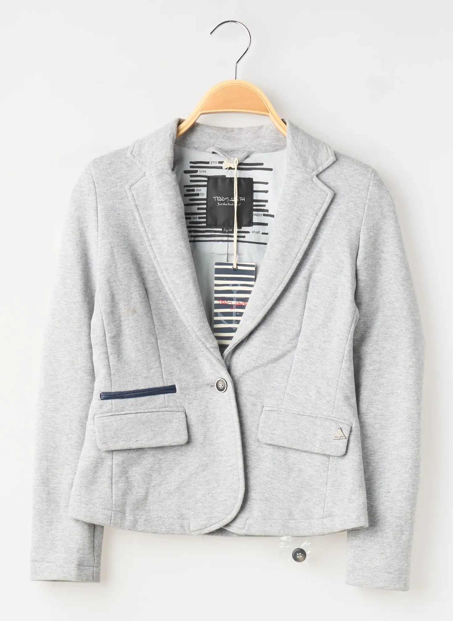 Blazer Teddy Smith Gris
