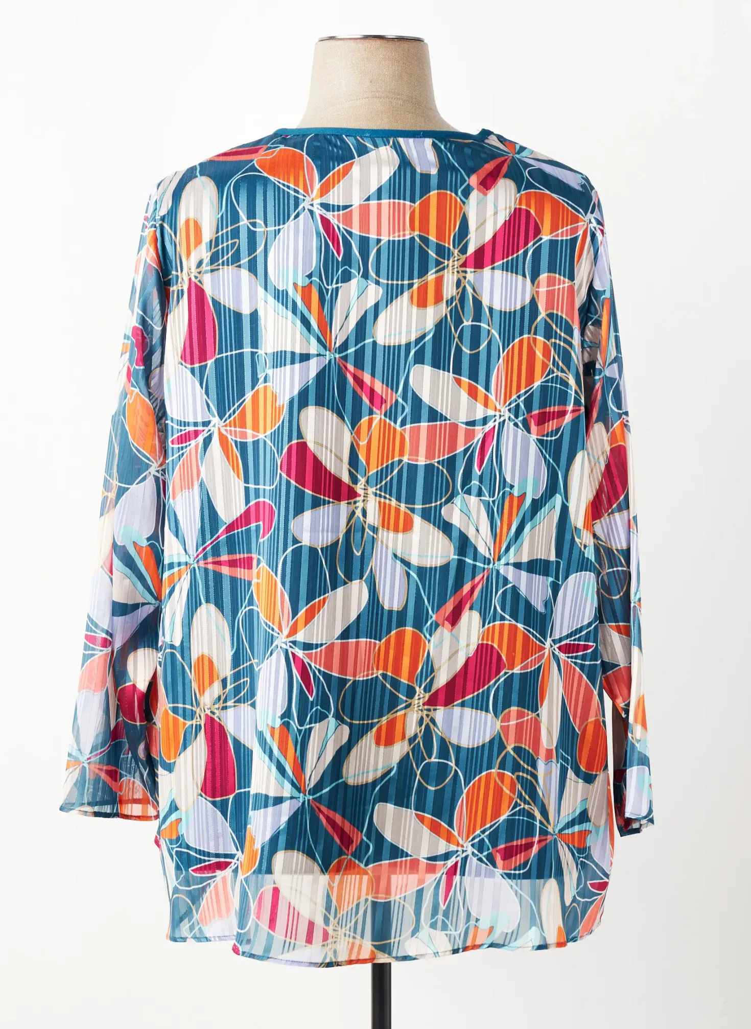 Blouse Gregory Pat Vert Manches Longues