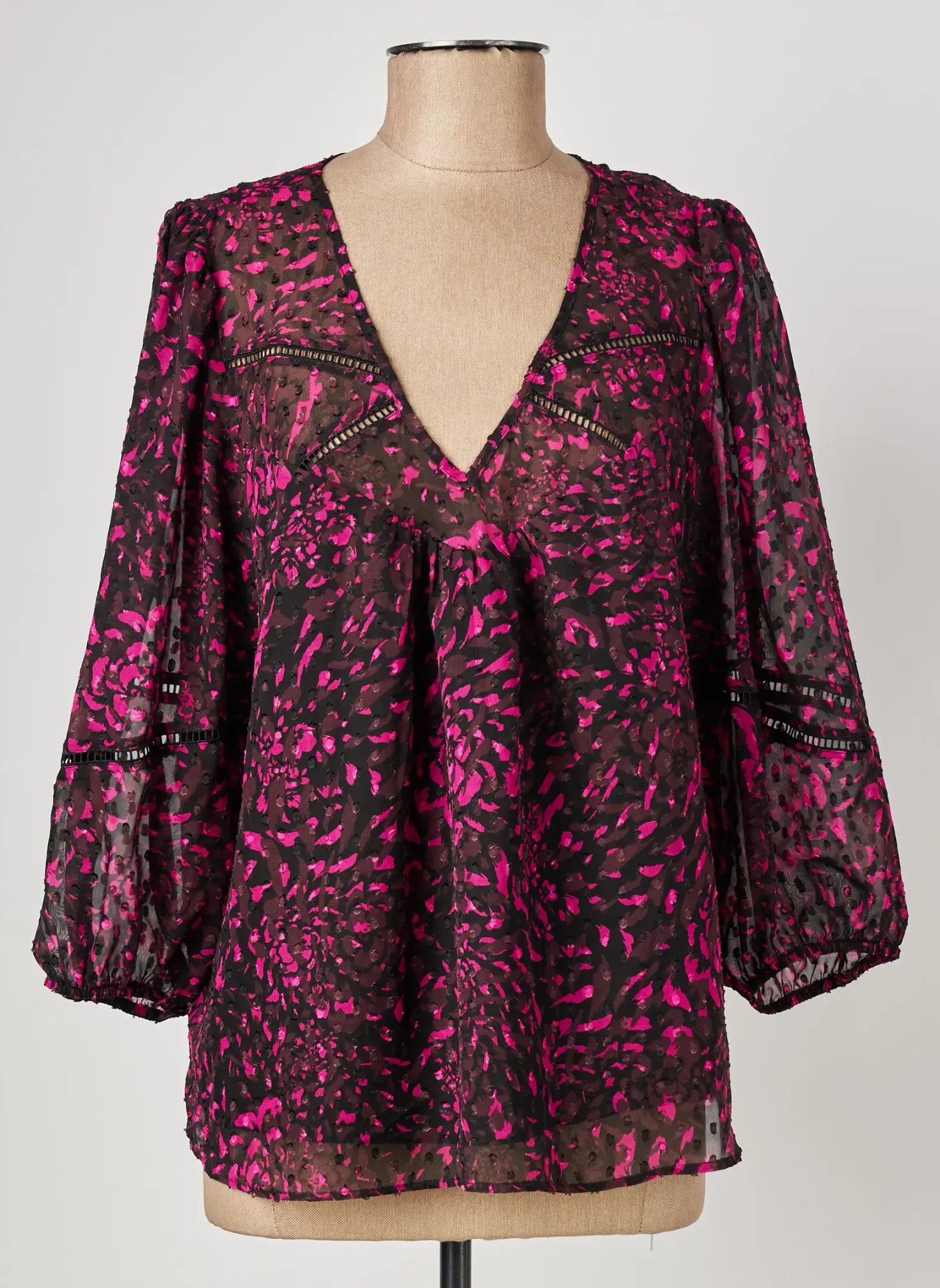 Blouse Ikks Noir Manches Longues