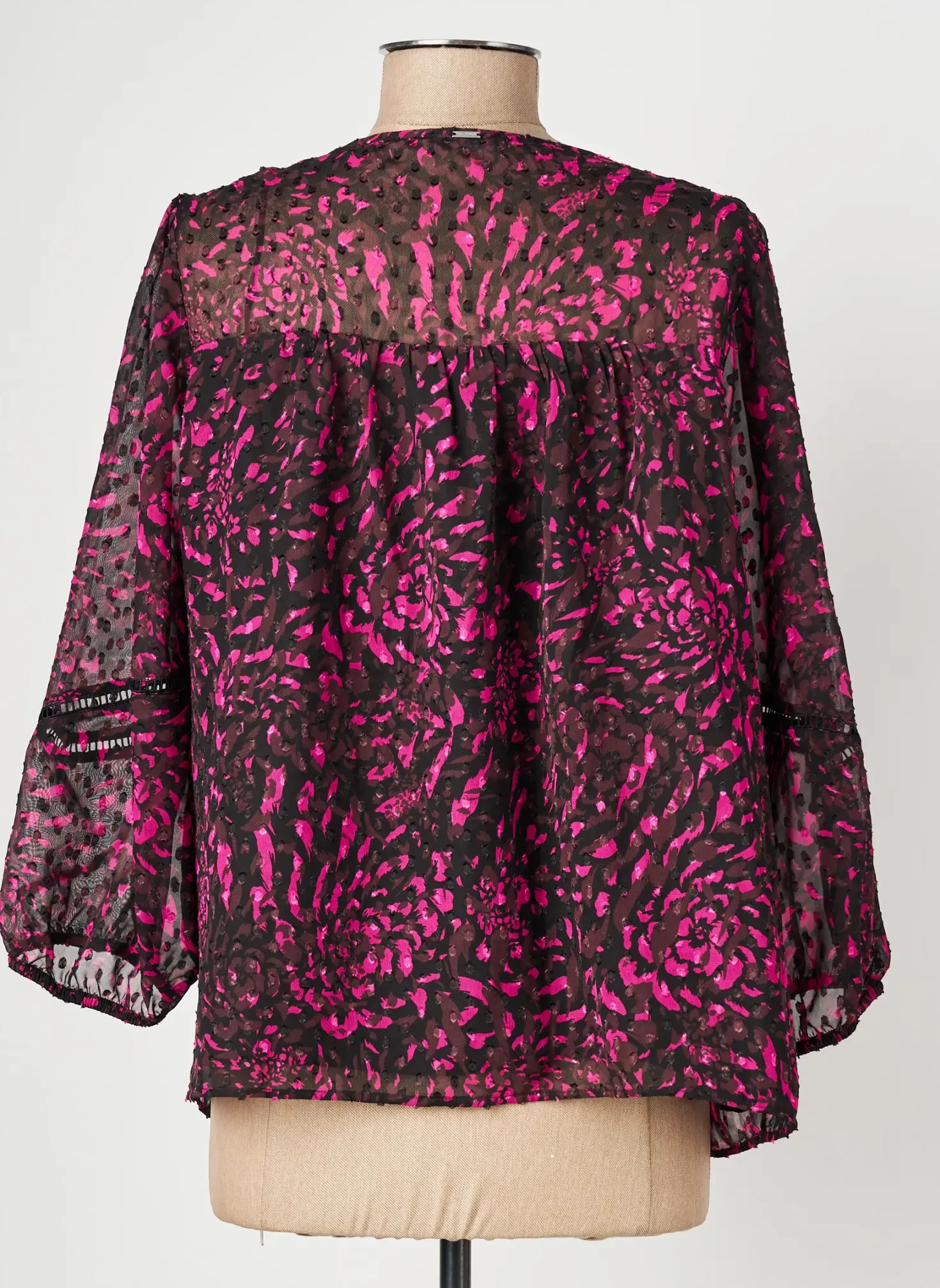 Blouse Ikks Noir Manches Longues