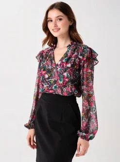 Blouse Ikks Noir Manches Longues