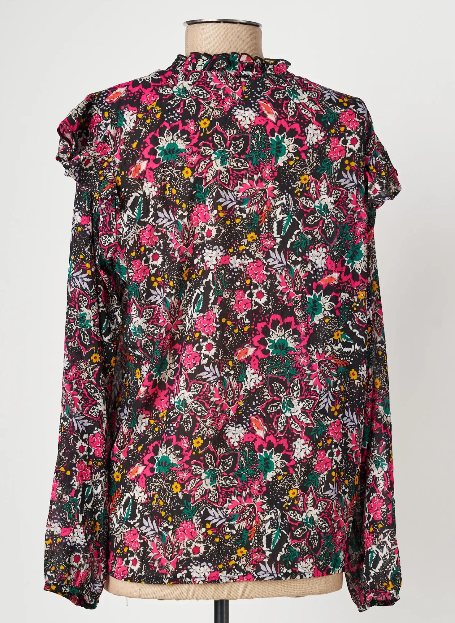Blouse Ikks Noir Manches Longues