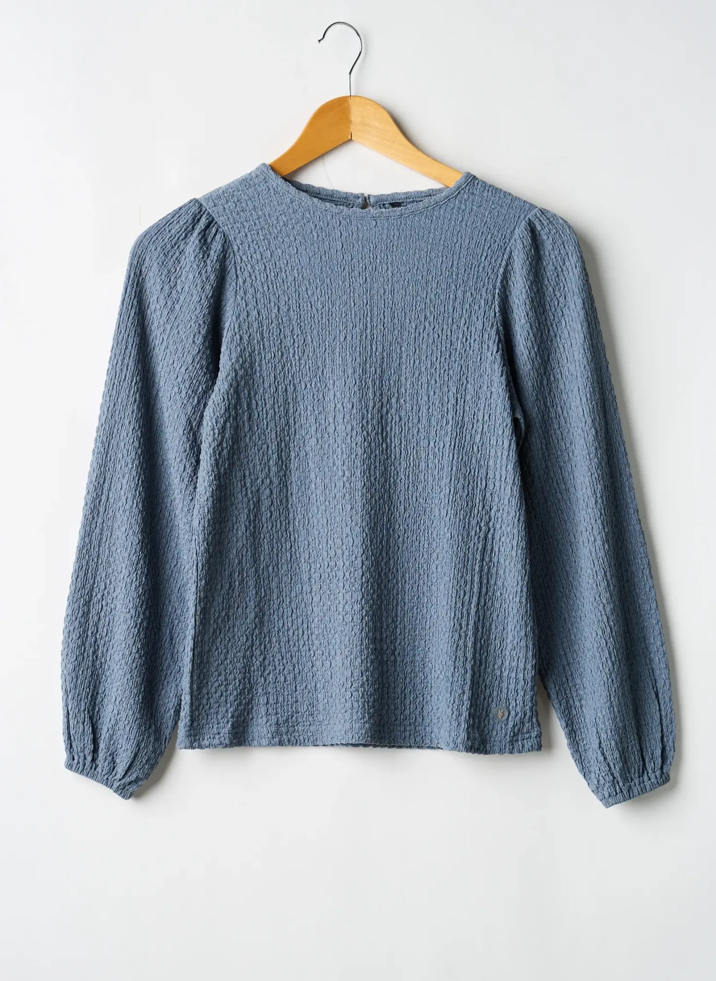 Blouse Levv Label Bleu Manches Longues