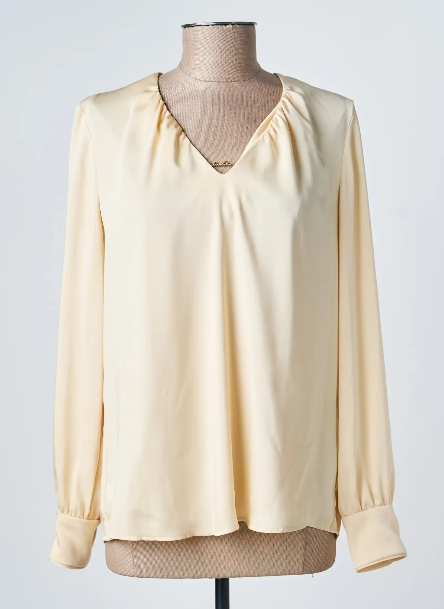 Blouse Marc Cain Beige Manches Longues