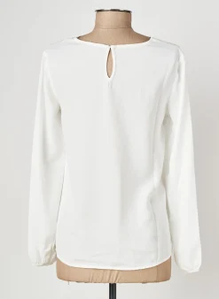 Blouse One Step Blanc Manches Longues