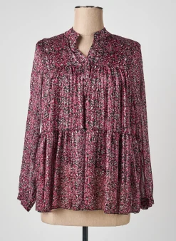 Blouse Quattro Rose Manches Longues