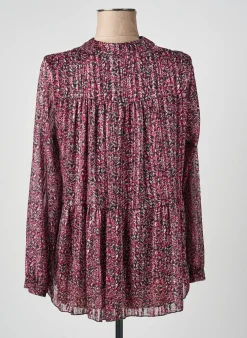 Blouse Quattro Rose Manches Longues