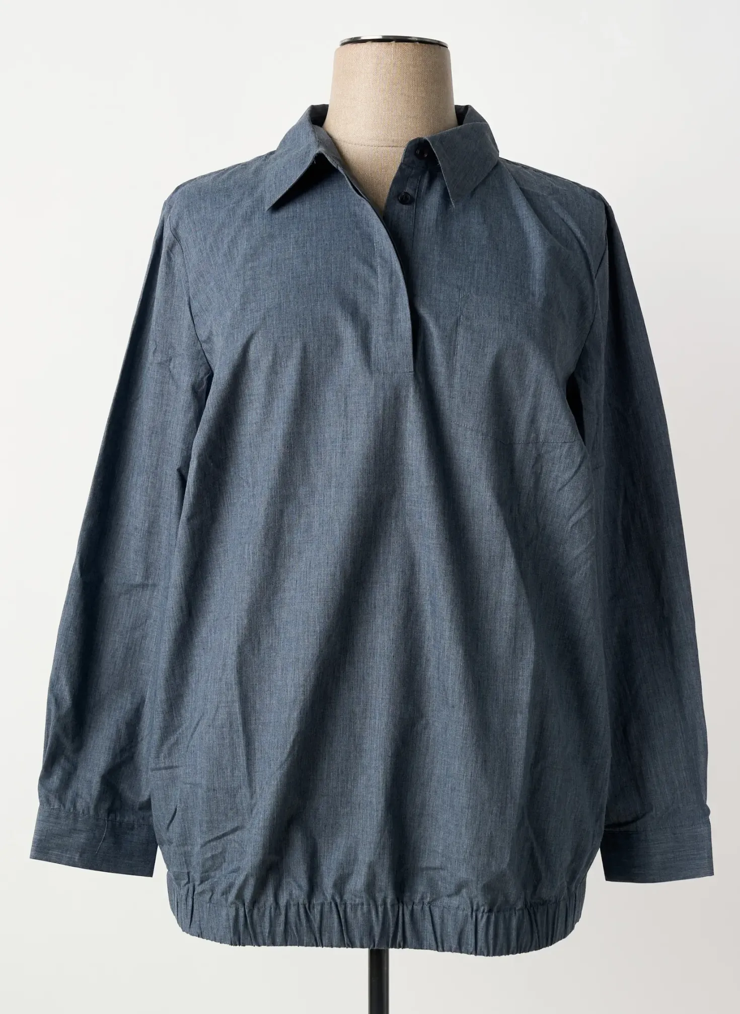 Blouse Sheego Bleu Manches Longues