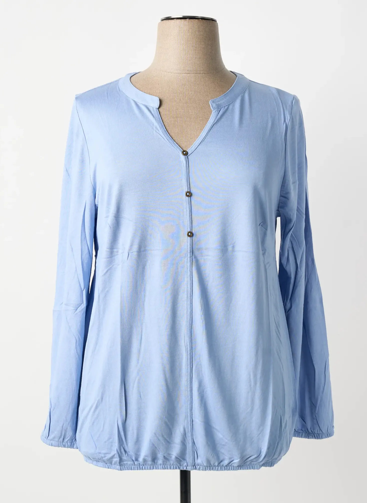 Blouse Sheego Bleu Manches Longues