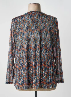 Blouse Tom Tailor Bleu Manches Longues