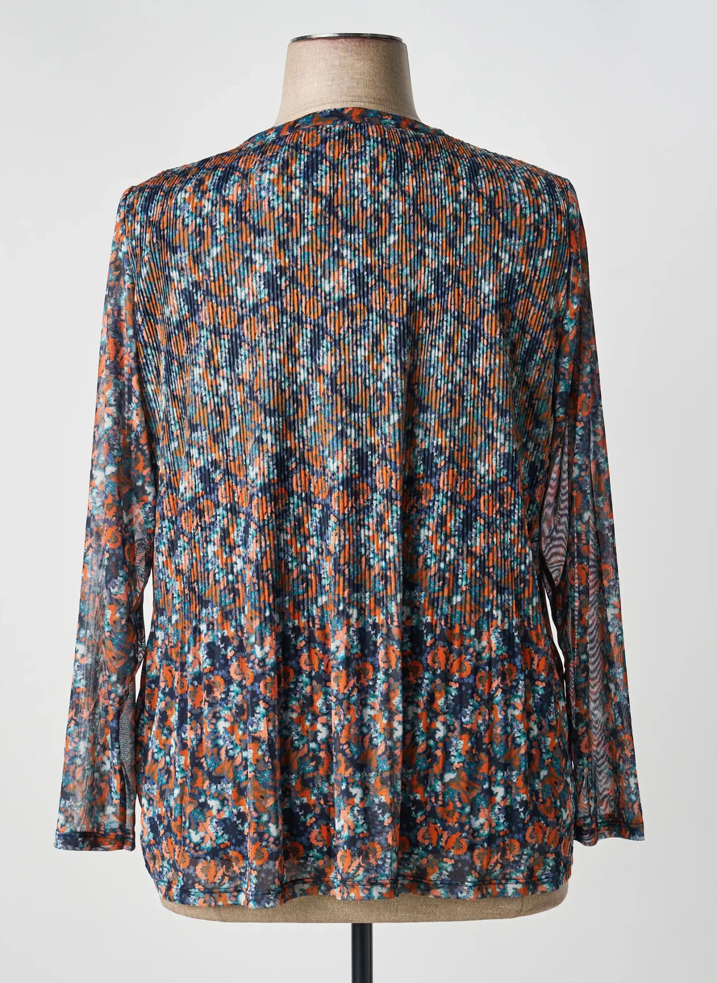 Blouse Tom Tailor Bleu Manches Longues