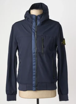 Blouson Just Key Bleu