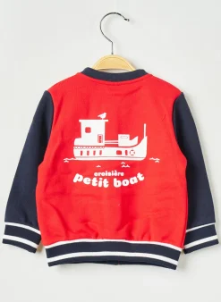 Blouson Petit Bateau Rouge