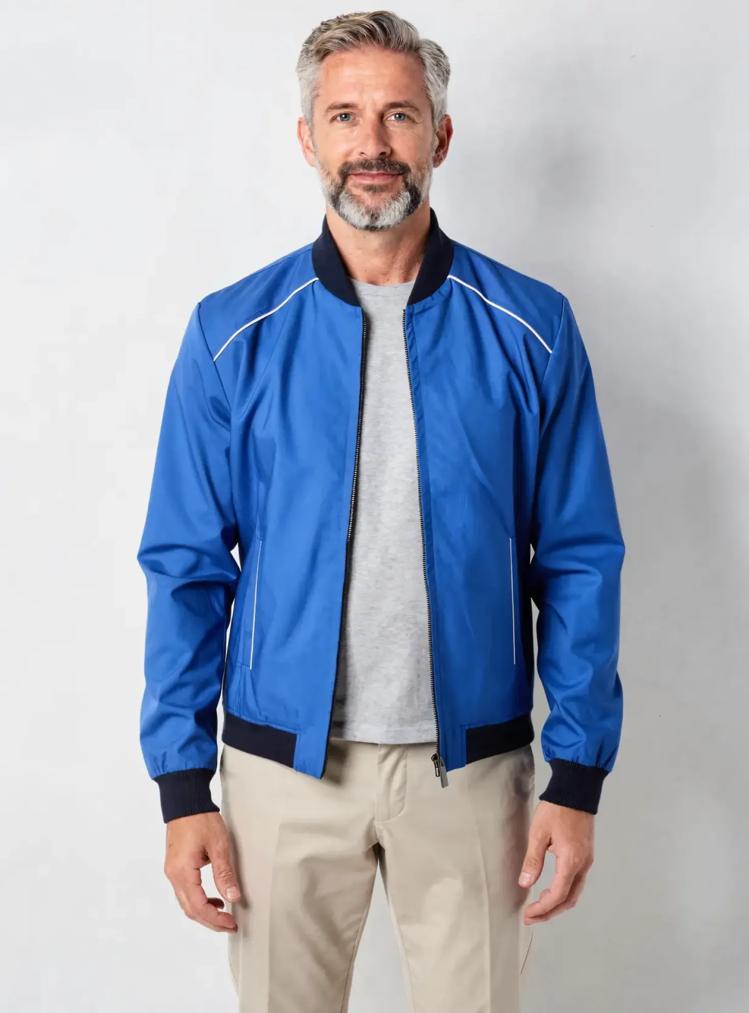 Blouson Pierre Talamon Bleu