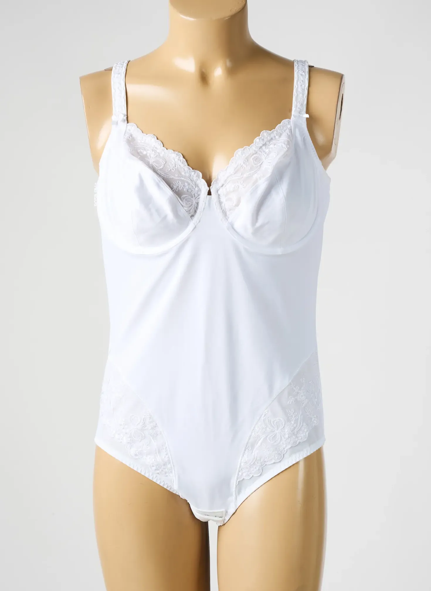 Body Lingerie Rosa Faia Blanc