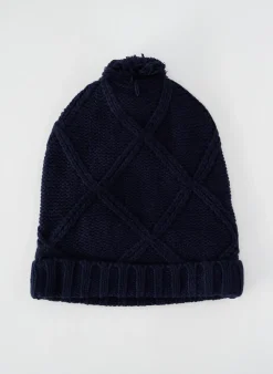 Bonnet Solid Bleu