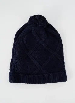 Bonnet Solid Bleu