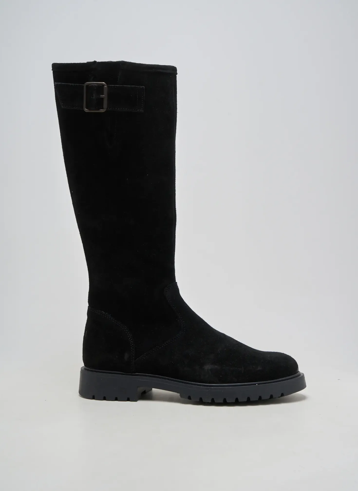Bottes Acebos Noir Talon Plat Jusqu'à 3cm