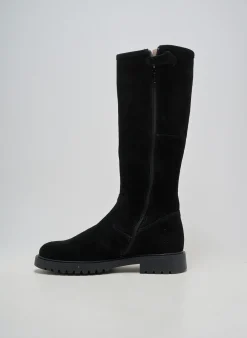 Bottes Acebos Noir Talon Plat Jusqu'à 3cm