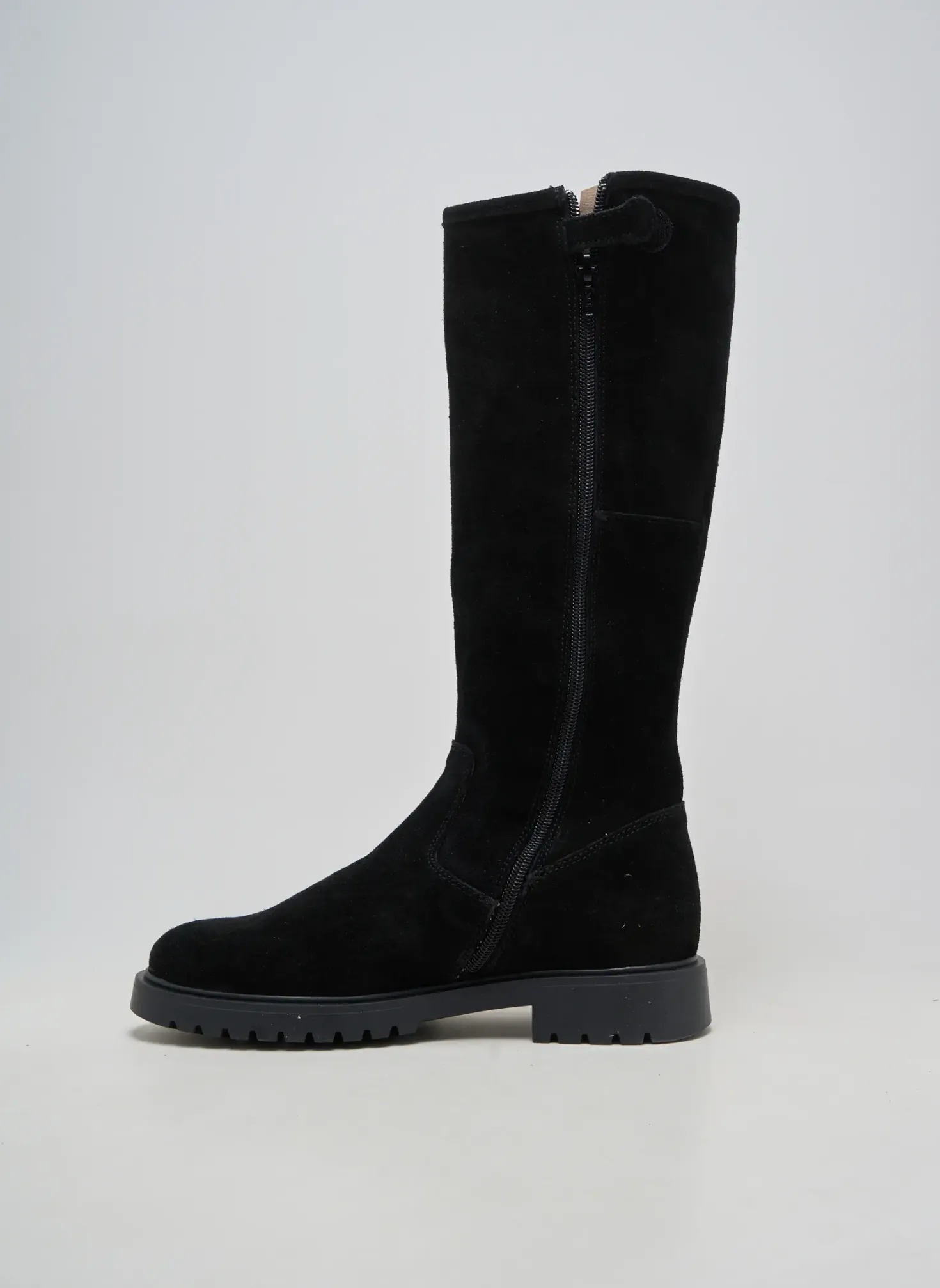 Bottes Acebos Noir Talon Plat Jusqu'à 3cm