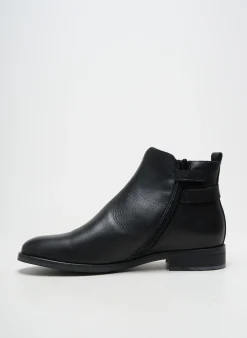 Bottes Acebos Noir Talon Plat Jusqu'à 3cm