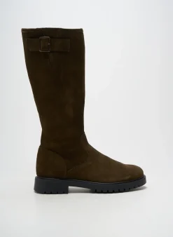 Bottes Acebos Vert Talon Plat Jusqu'à 3cm