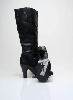 Bottes Andre Noir Talon De 7 À 9cm