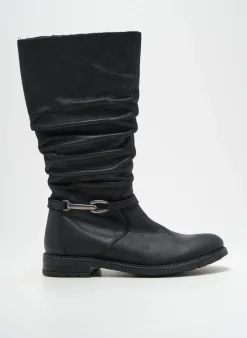 Bottes Bellamy Noir Talon Bas