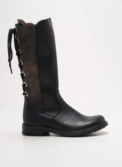 Bottes Bellamy Noir Talon Bas