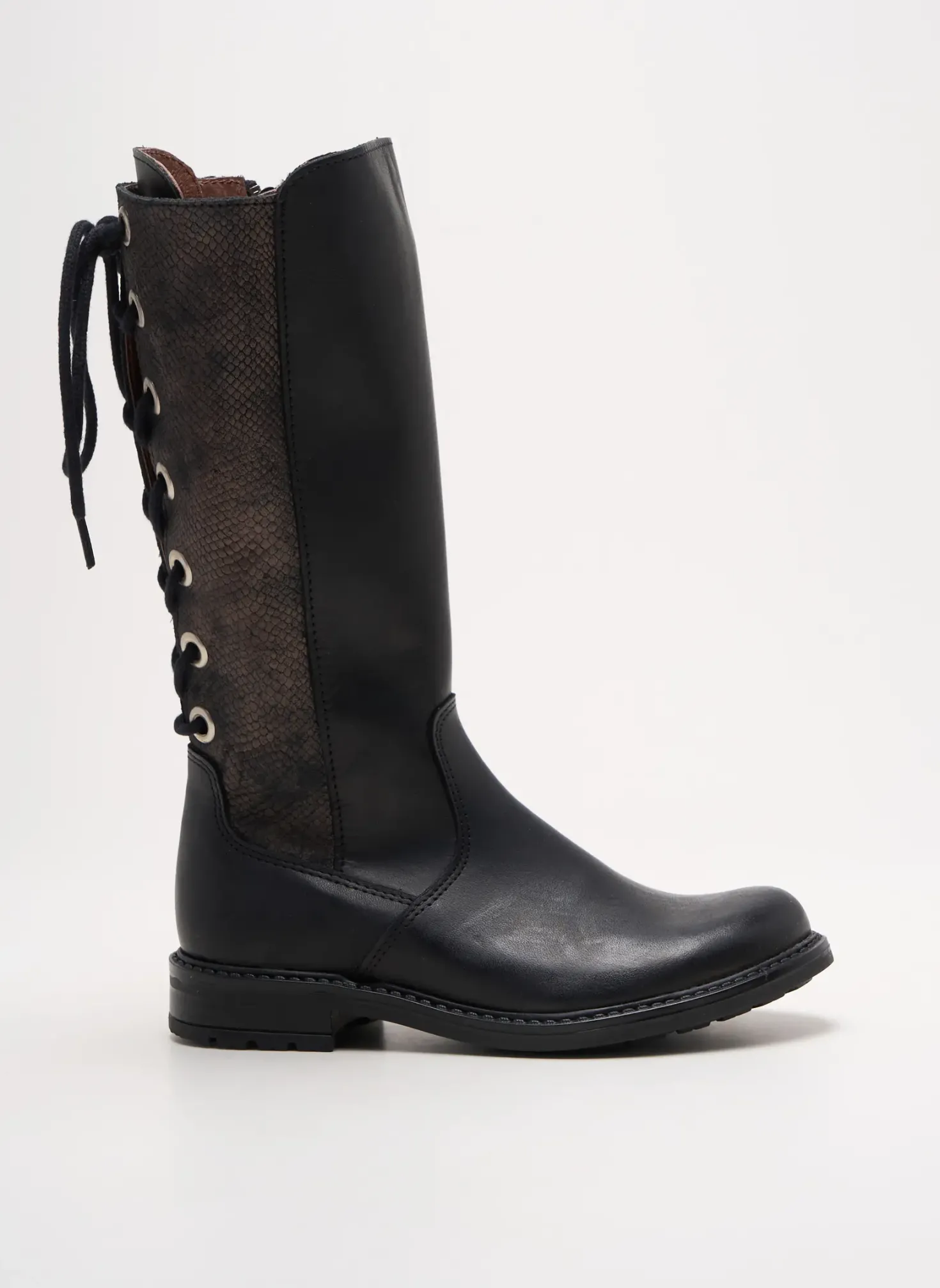 Bottes Bellamy Noir Talon Bas