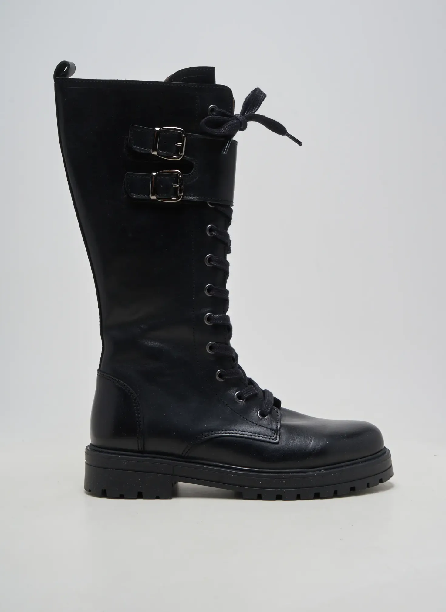 Bottes Bellamy Noir Talon Plat Jusqu'à 3cm
