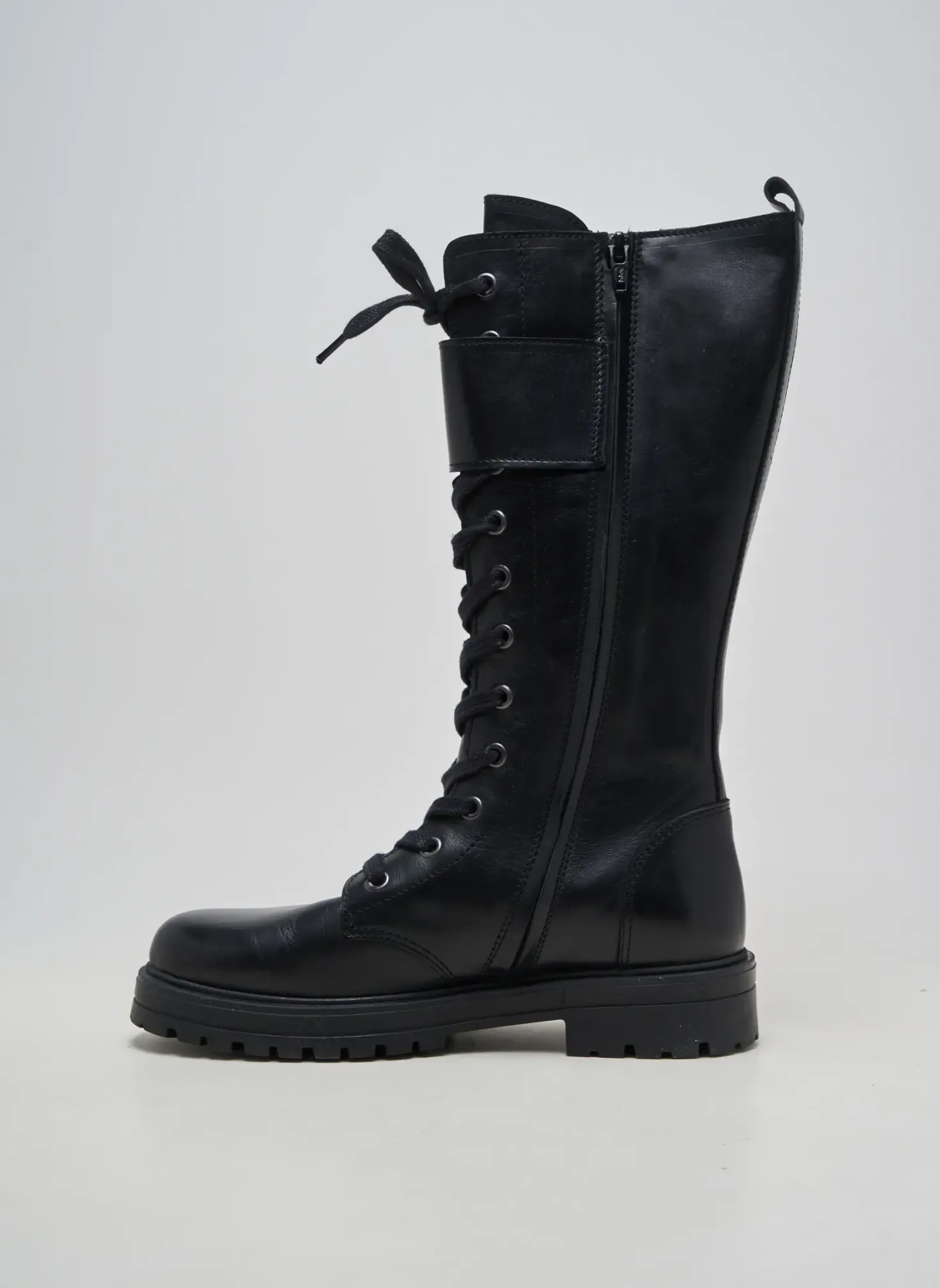Bottes Bellamy Noir Talon Plat Jusqu'à 3cm