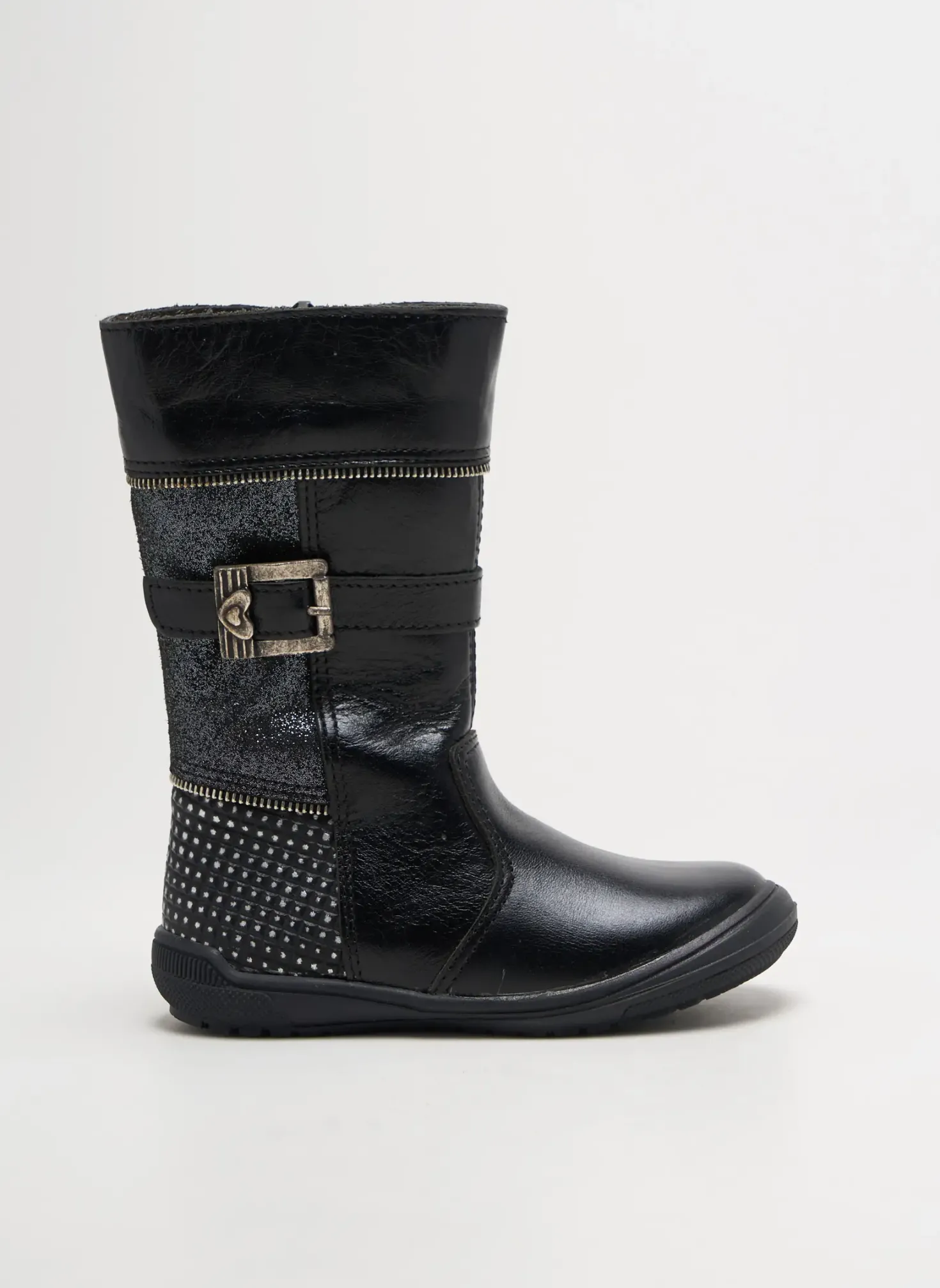 Bottes Bopy Noir Bout Rond