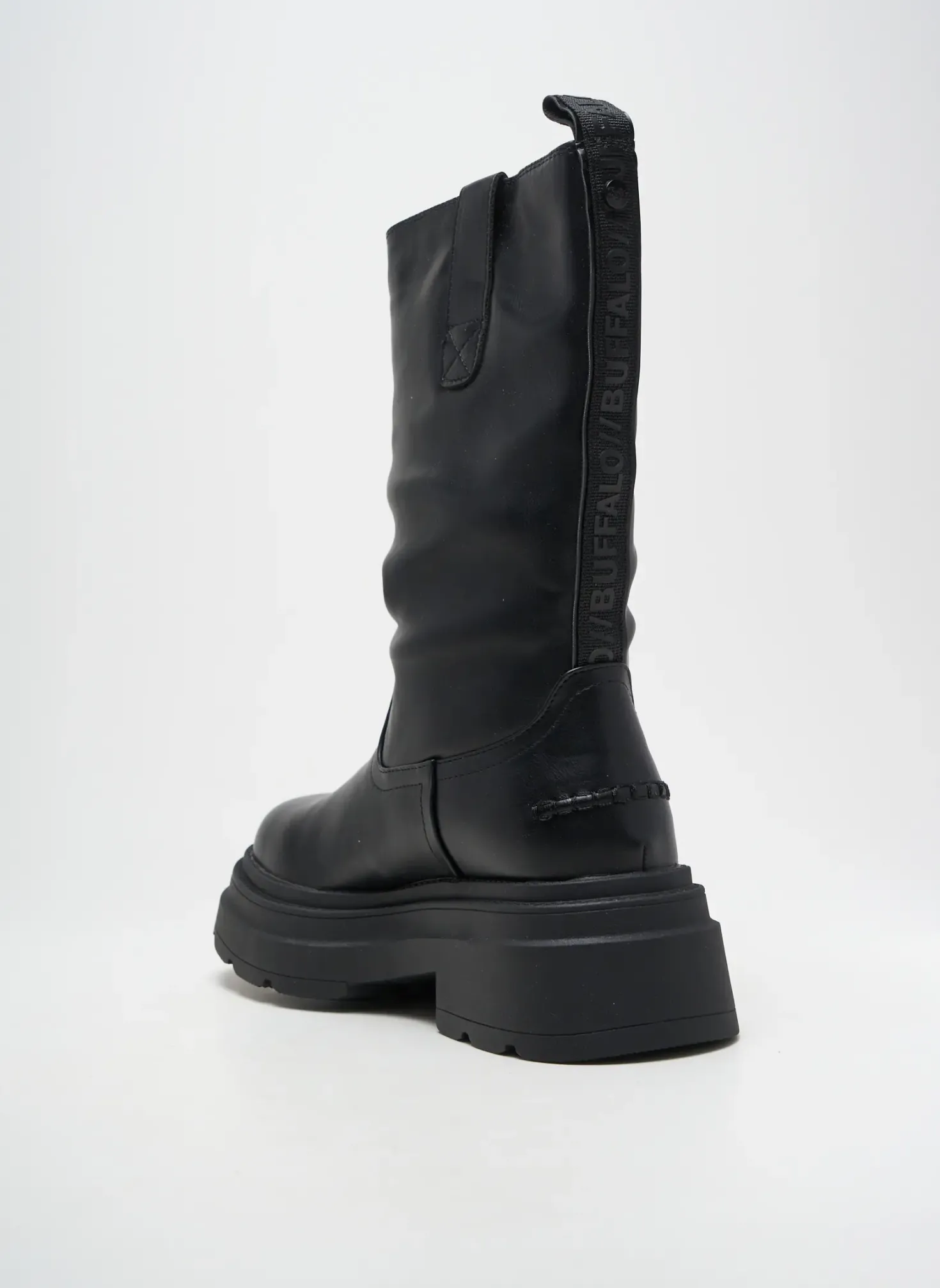 Bottes Buffalo Noir Talon De 4 À 6cm