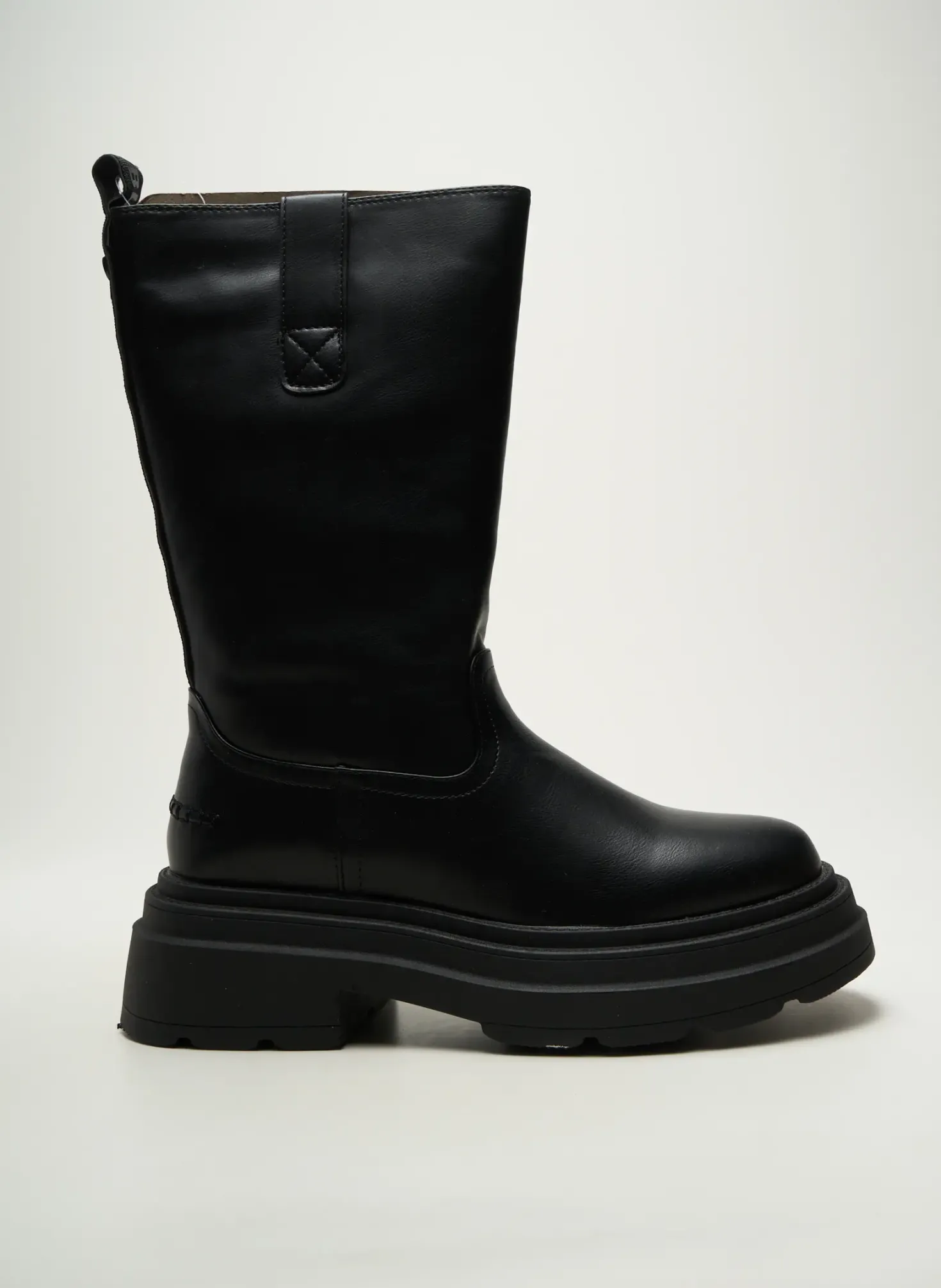 Bottes Buffalo Noir Talon De 4 À 6cm