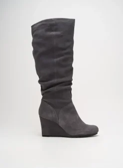Bottes Clarks Gris Talon De 7 À 9cm