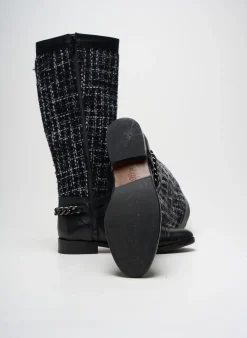 Bottes Cosmoparis Noir Talon Plat Jusqu'à 3cm
