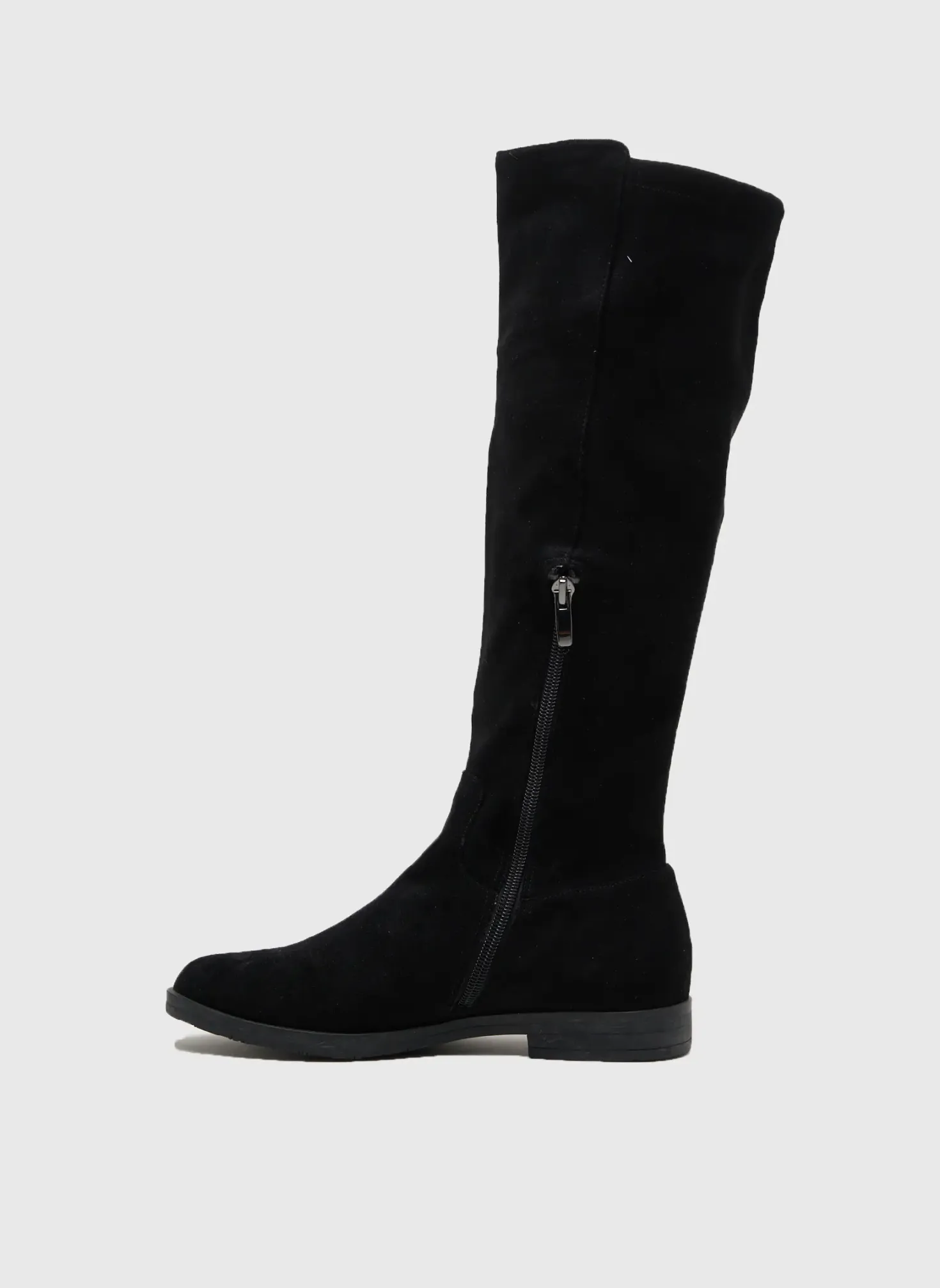 Bottes Emilie Karston Noir Talon Plat Jusqu'à 3cm