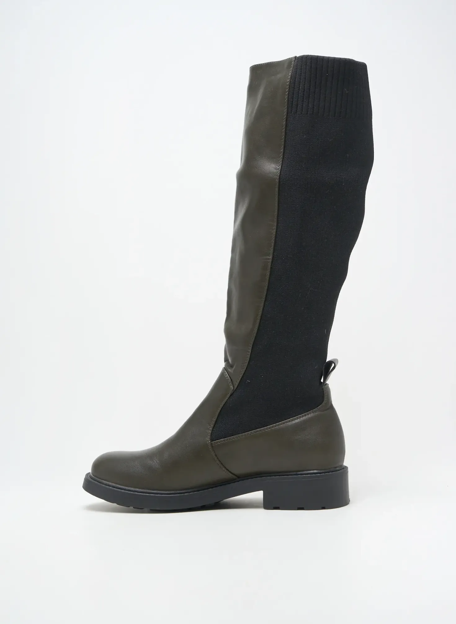 Bottes Findlay Vert Talon Plat Jusqu'à 3cm