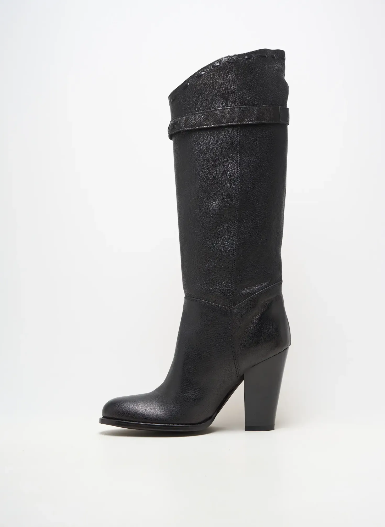 Bottes Ilario Ferucci Noir Talon Haut De 10cm Et Plus